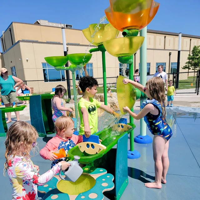☀️🔥 The temps are climbing, but the fun is just getting started! Cool off at the @sycamoreparks Splash Pad — the perfect spot for kids to splash, play, and beat the heat! 💦👙

Grab your sunscreen and make it a summer day to remember! 😎🌊
#DiscoverSycamore #SummerInSycamore #SplashPadFun #SycamoreParkDistrict