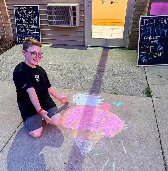 ✨ Nothing says summer like sidewalk chalk and a sweet treat! 🍦
We spotted some creative fun happening outside Princess Alex Ice Cream in downtown Sycamore — where kids can express their imagination and enjoy delicious, ice cream! 🎨👑

Stop by for a scoop and let your littles leave their mark (in chalk, of course 😉)!
#DiscoverSycamore #DowntownSycamore #FamilyFun #SweetSummers